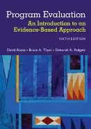 Image of program evaluation an introduction to an evidence based approach