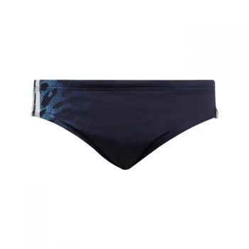 Image of adidas Sports Performance Graphic Swim Trunks Mens - Legend Ink / Pulse Aqua