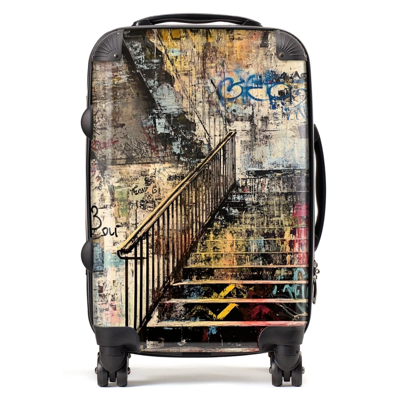 Image of Designer Luggage Jasper Reed: 00026 Suitcase Size: Large Multicolor Unisex Large