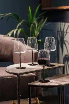 Image of Palermo Crystal Red Wine Glasses, Set of 4, 450ml
