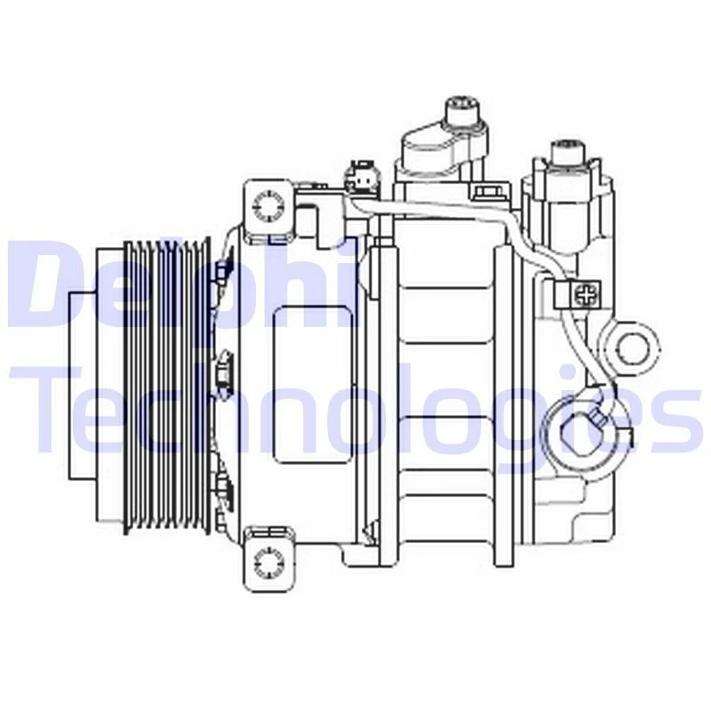 Image of DELPHI Air conditioning compressor DELPHI CS20378