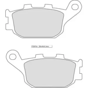 Image of FERODO Brake lining FDB 754 EF