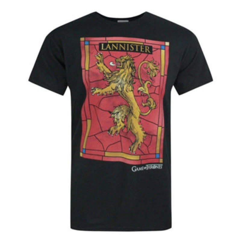 Image of Game Of Thrones Short Sleeved T-Shirt Black male