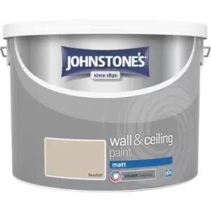 Image of Johnstones - Johnstone's Wall & Ceiling Seashell Matt 10L Paint - Seashell