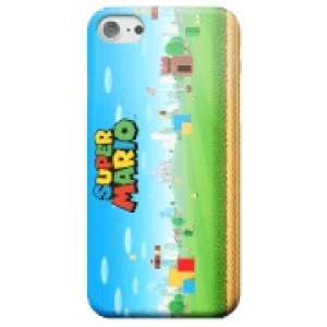 image of Nintendo Super Mario Full World Phone Case - iPhone 6 Plus - Snap Case - Gloss