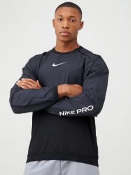 image of Nike Npc Drill Top - Black/White