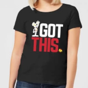 Image of Danger Mouse I Got This Womens T-Shirt - Black