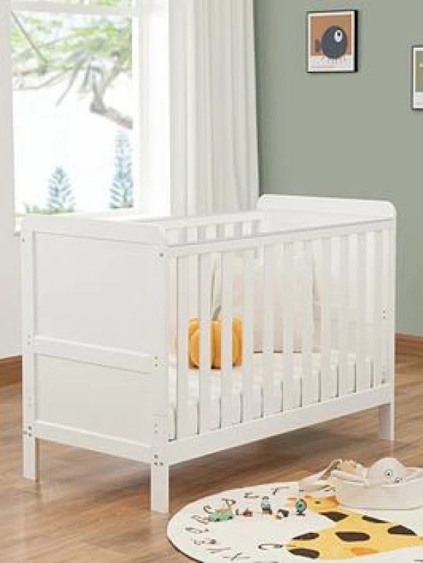 Image of Babymore Caro Urban Mini Cot Bed - White 2620612