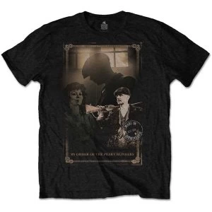 Image of Peaky Blinders - Shotgun Mens Large T-Shirt - Black