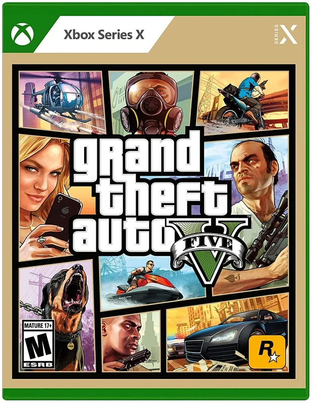 Image of Grand Theft Auto GTA 5 Xbox Series X Game