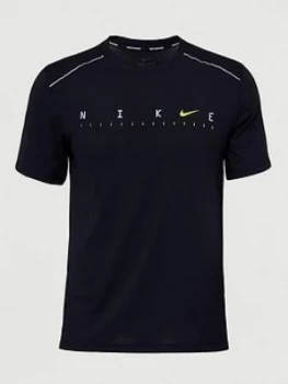 Image of Nike Dry Miler Short Sleeve Tech Top