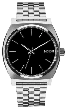 image of Nixon Time Teller Black Stainless Steel Bracelet Black Watch