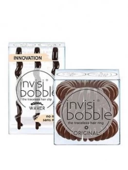 image of Invisibobble Pretty Dark Duo Hair Ties