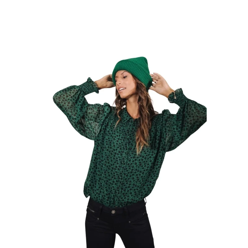 Image of Freeman T Porter Womens blouse Freeman T Porter Eloise Clover Vert Female M