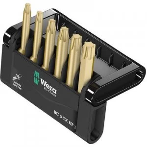 Image of Wera Mini-Check TX HF, 50 mm 05056476001 Bit set 6 Piece TORX socket Bit holder