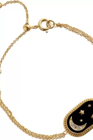 Image of Olivia Burton Jewellery Celestial Oval Gold Bracelet OBJCLB32
