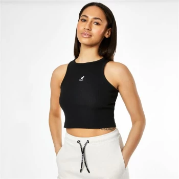 Image of Kangol Knitted Racer Vest Ladies - Black