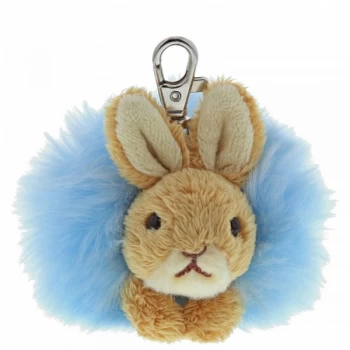 image of Peter Rabbit Pom Pom Keychain