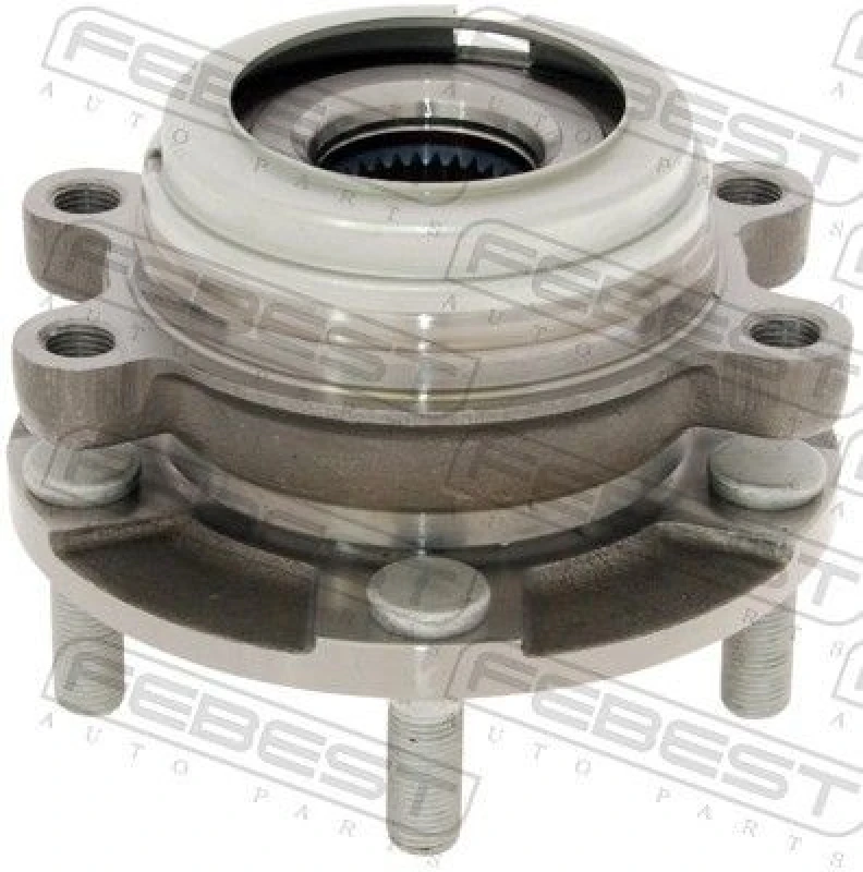 Image of FEBEST 0282-Z51MRL Wheel Hub Front Axle Left Wheel Hub (653)