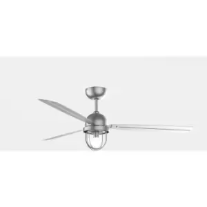 Image of Forlight Mariner LED Ceiling Fan Satin nickel, With E27 Lamp