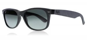 image of Ray-Ban RB2132 Sunglasses Black / Grey Alcantara 624171 52mm