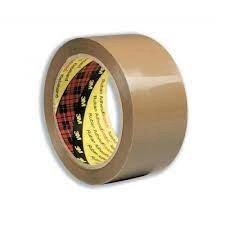 image of Scotch Low Noise 48mm x 66m Packaging Tape Buff 1 x Pack of 6