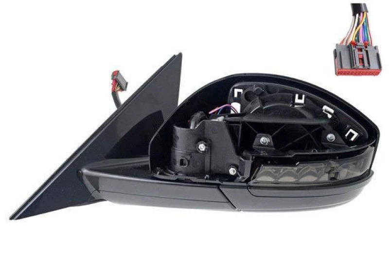 Image of ALKAR 6347075 Wing mirror Left, Electric, Electronically foldable, without cover Outside Mirror (50)