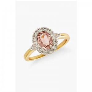 image of Buckley London 9ct Gold Plated Eugenie Ring