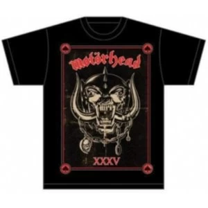 image of Motorhead Anniversary (Propaganda) Mens T Shirt: Large