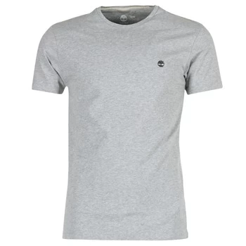 image of Timberland SS DUNSTAN RIVER CREW TEE mens T shirt in Grey - Sizes XXL,L