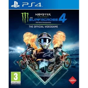 Image of Monster Energy Supercross 4 PS4 Game