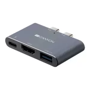 image of Canyon 3 in 1 USB Type-C Multiport Docking Station with Thunderbolt3 1