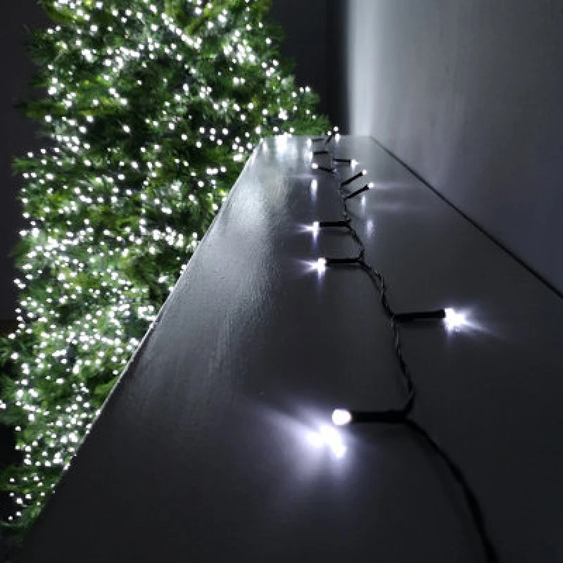 Image of Samuel Alexander 5M Battery Operated Multi-Action Christmas String Lights With 50 Cool White Leds