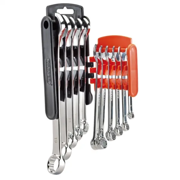 Image of Draper HI-TORQ Metric Combination Spanner Set, Orange (11 Piece)