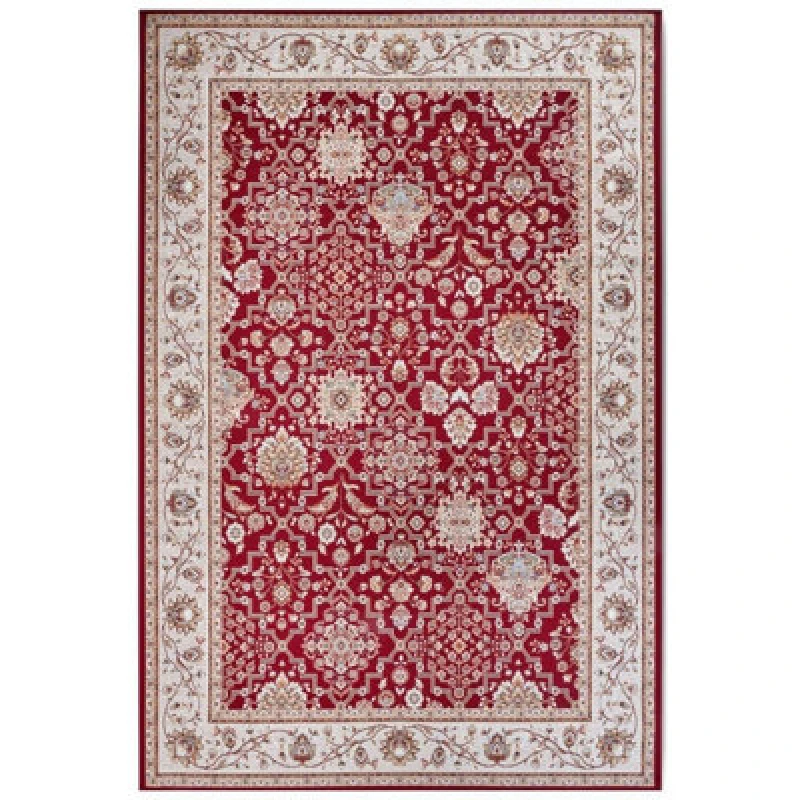 Image of The Rugs Villeroy & Boch 1767 Indoor Outdoor Rug - Flat Woven Durable Polyester In Red