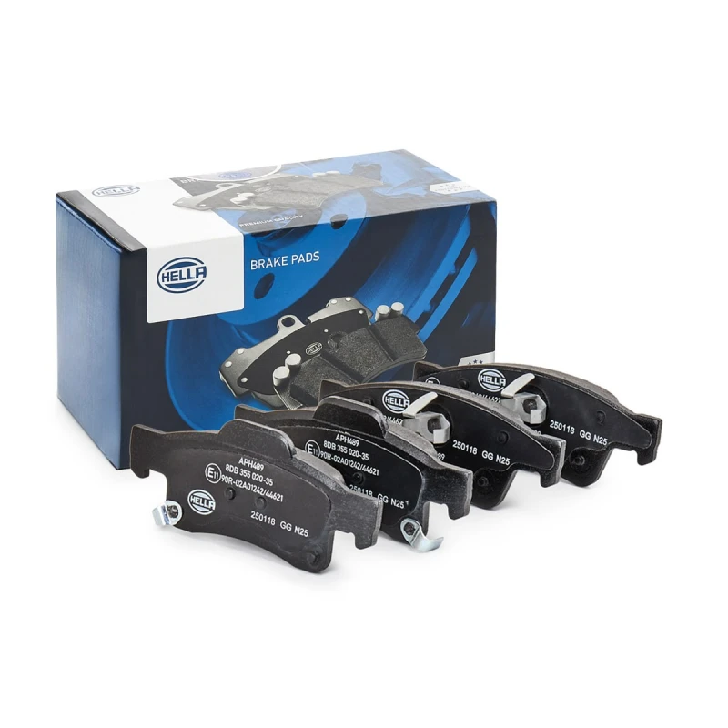 Image of HELLA Brake pad set HELLA 8DB 355 020-351