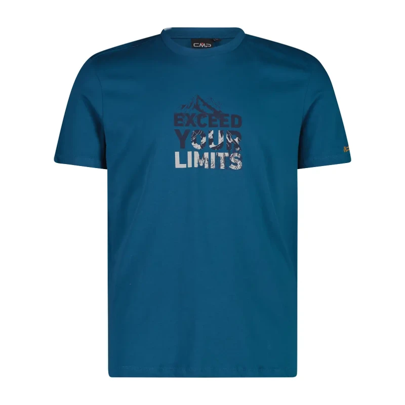 Image of CMP Printed T-Shirt CMP Bleu Male S