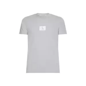 Image of Calvin Klein Jeans Centre Chest Logo T Shirt - Grey