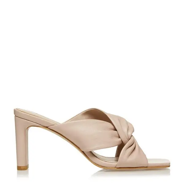 image of Dune London Magnet Mules - Cream 3