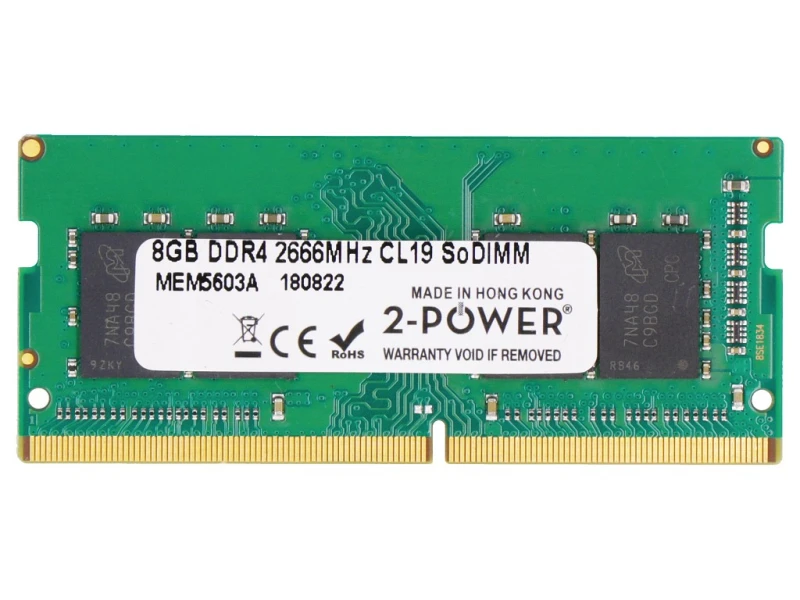 Image of 2-Power MEM5603A memory module 8GB 1 x 8GB DDR4 260-pin SO-DIMM
