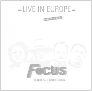 image of Live in Europe by Focus CD Album