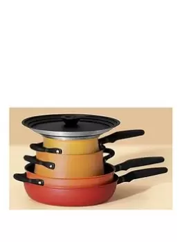 image of Meyer Accent Spark Essential 6 Piece Pan Set