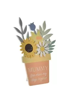 Image of Mother's Day Flower Pot Plaque "Mummy"