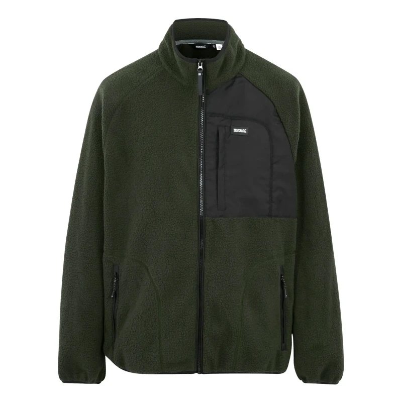 Image of Regatta Regatta Men Frankie Borg Full-Zip Insulating Fleece in Green Size: 2X-large Green XXL Male 5063516104254