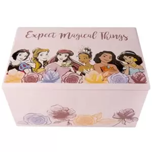 Image of Disney Princess Pink Printed Wooden Jewellery Box VX700652L