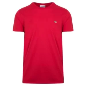 Lacoste Rouge Red Round Neck T-Shirt