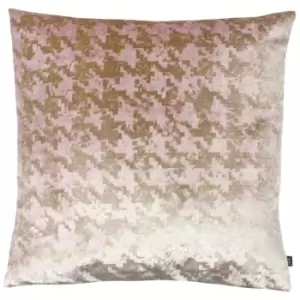 Image of Ashley Wilde Nevado Polyester Filled Cushion Viscose Polyester Gold/Blush