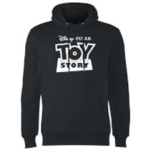 image of Toy Story Logo Outline Hoodie - Black