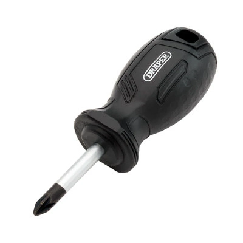 Image of Draper 13511 Pozi Hard Grip Screwdriver, PZ2 x 38mm - 13511 13511