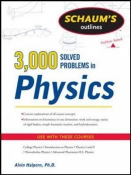 Image of 3000 Solved Problems in Physics by Alvin Halpern Paperback